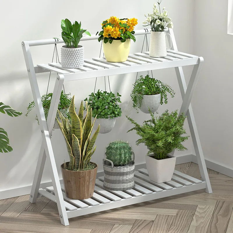 Interior Design Type - Estante para flores para balcón, estantes