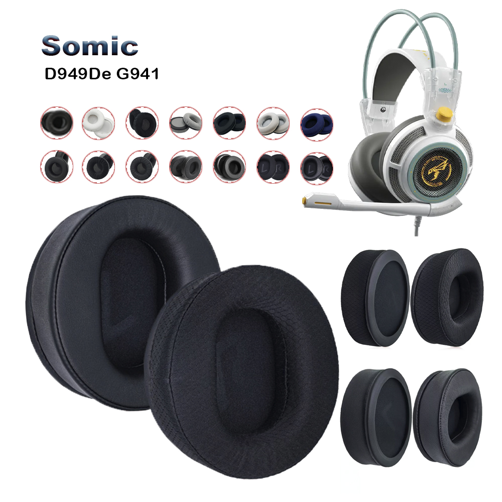 Velvet Cushion Cover - Almohadillas de Repuesto para Auriculares Somic