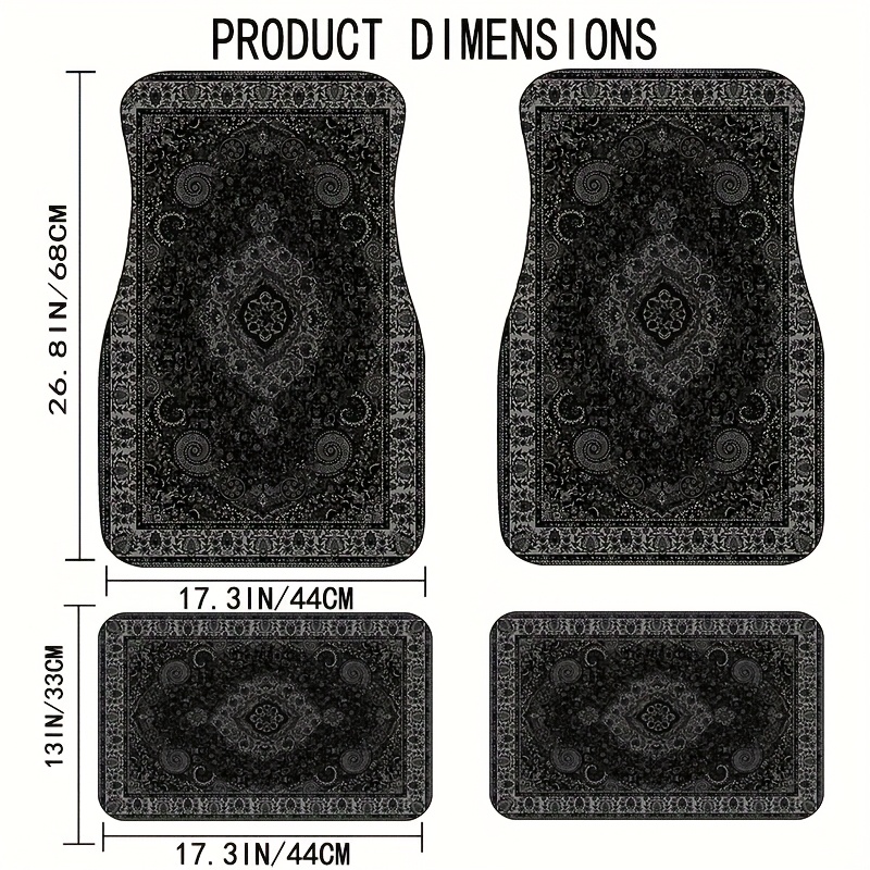 Interior Design Whimsical - Alfombrillas de coche, diseño de estampado