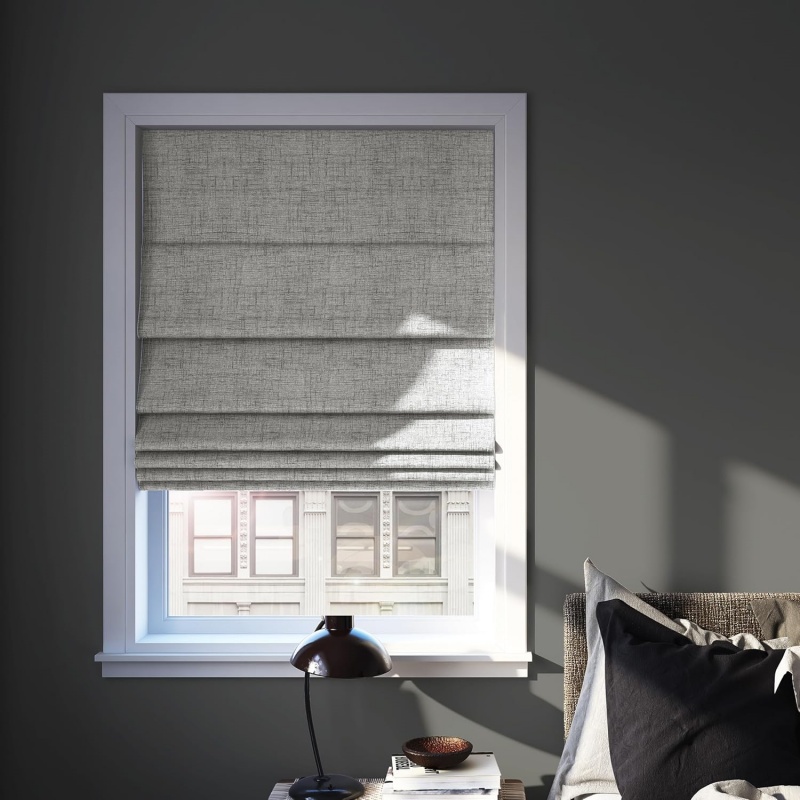 Linen Roller Blind - Persianas Romanas Modernas de Diseño, 100%