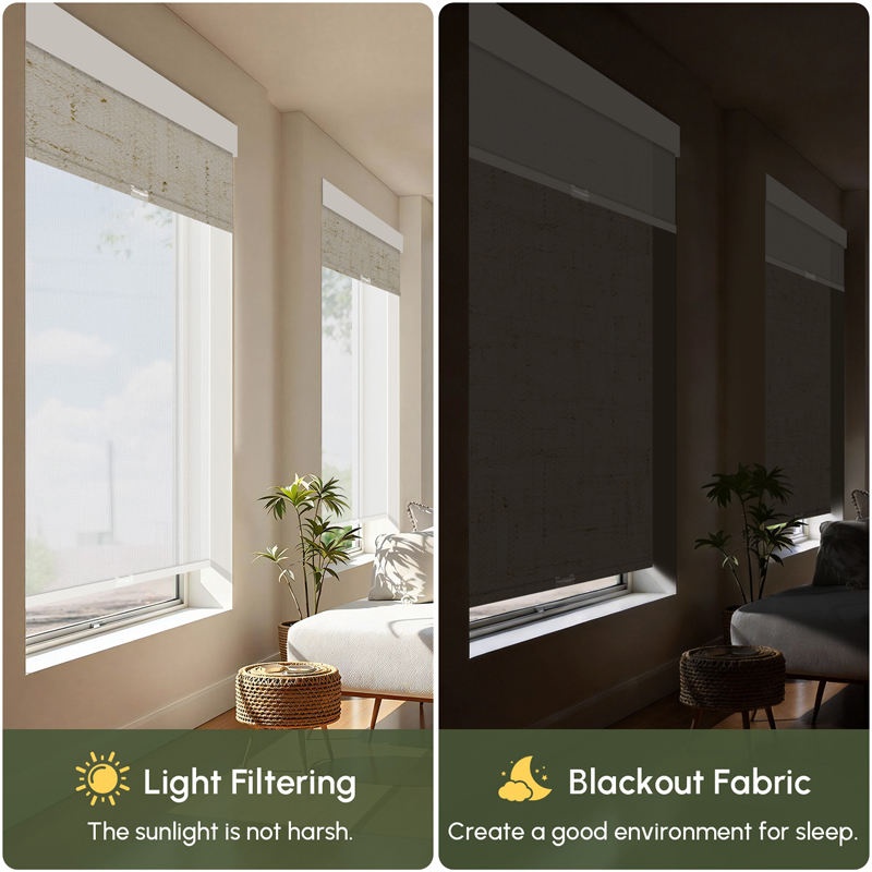 Persiana enrollable doble inal - Linen Roller Blind reseña y precio