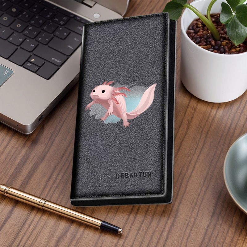 Pink axolotl anfibio ilustraci - Interior Design Illustrated reseña y precio
