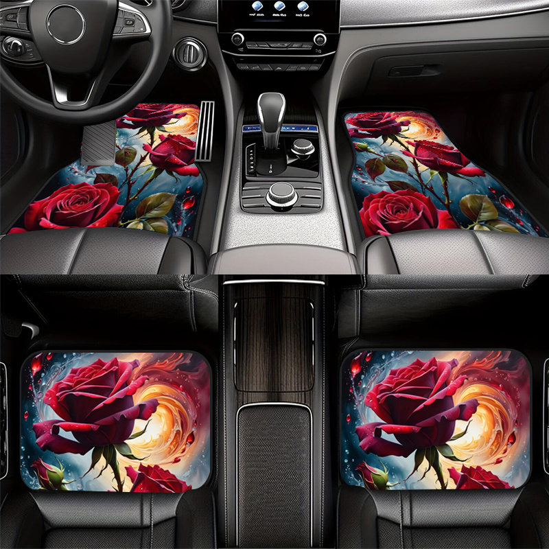 4 alfombrillas para coche con  - Interior Design Type reseña y precio