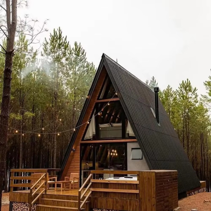 Cabaña Vacacional Triangular P - Engineering And Interior Design reseña y precio