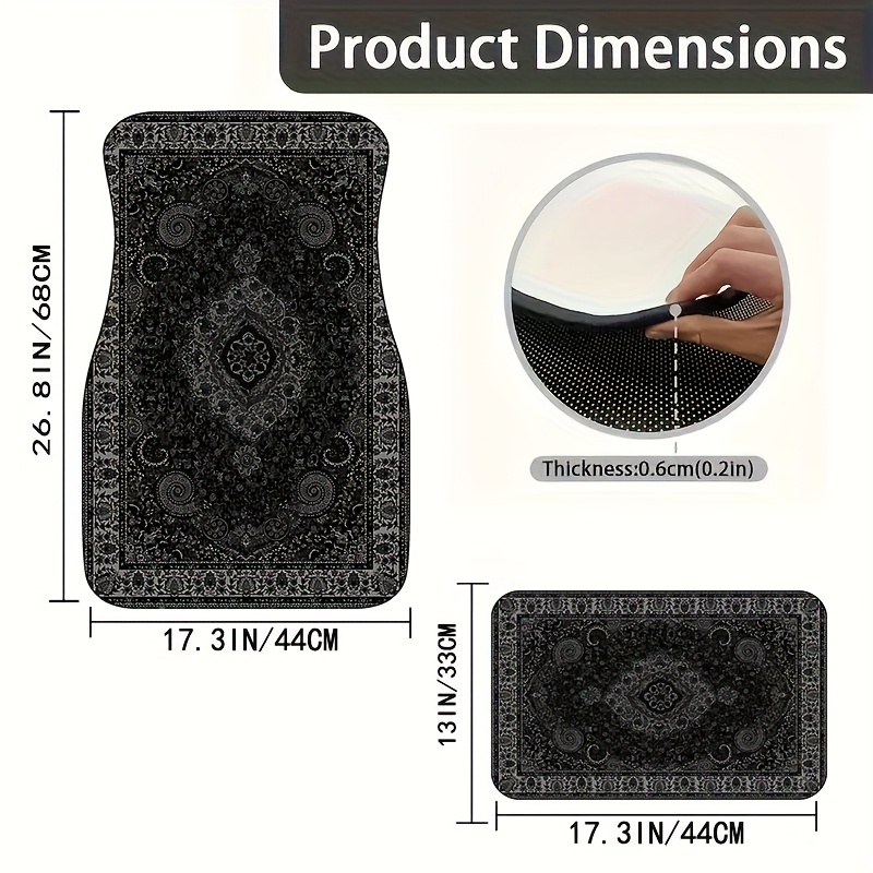 Alfombrillas de coche, diseño  - Interior Design Whimsical reseña y precio