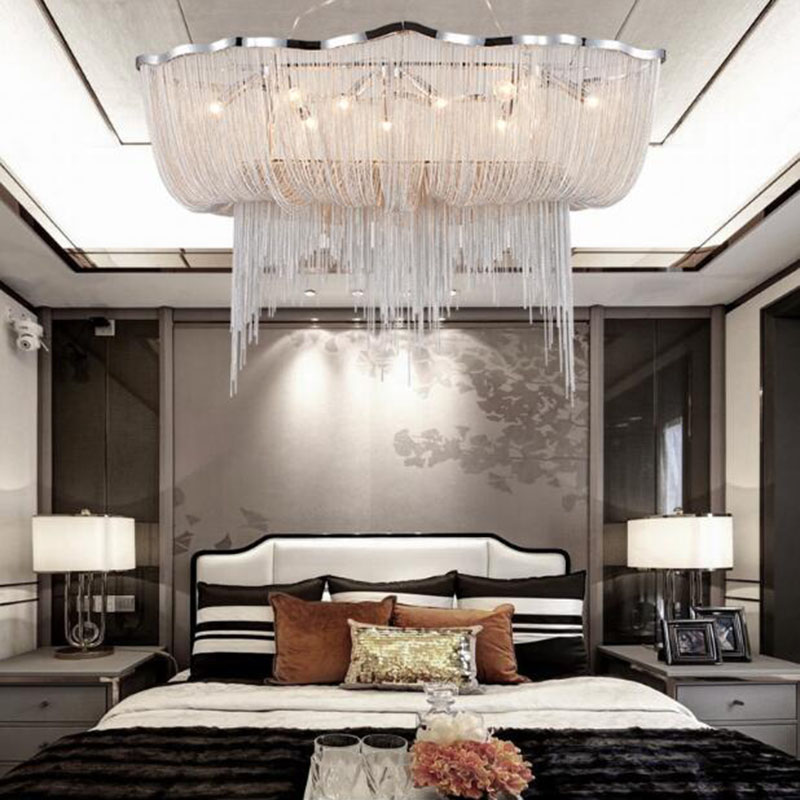 Candelabro de cadena de alumin - Engineering And Interior Design reseña y precio
