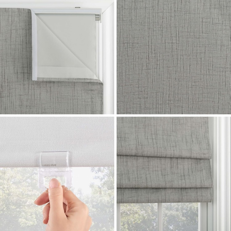 Persianas Romanas Modernas de  - Linen Roller Blind reseña y precio