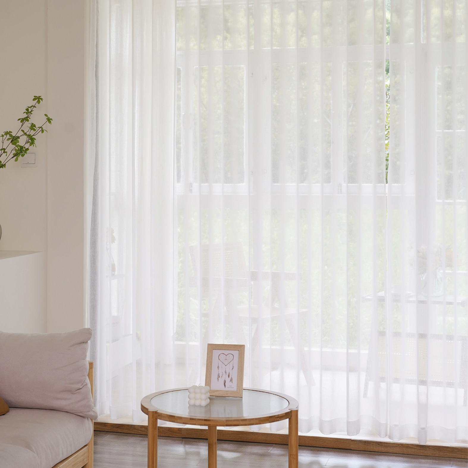 S Folds-cortinas transparentes - Linen Roller Blind reseña y precio