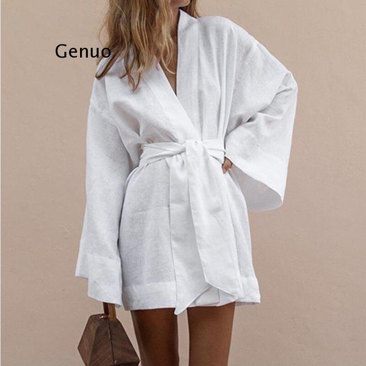 Vestido corto de lino y algodó - Linen Roller Blind reseña y precio