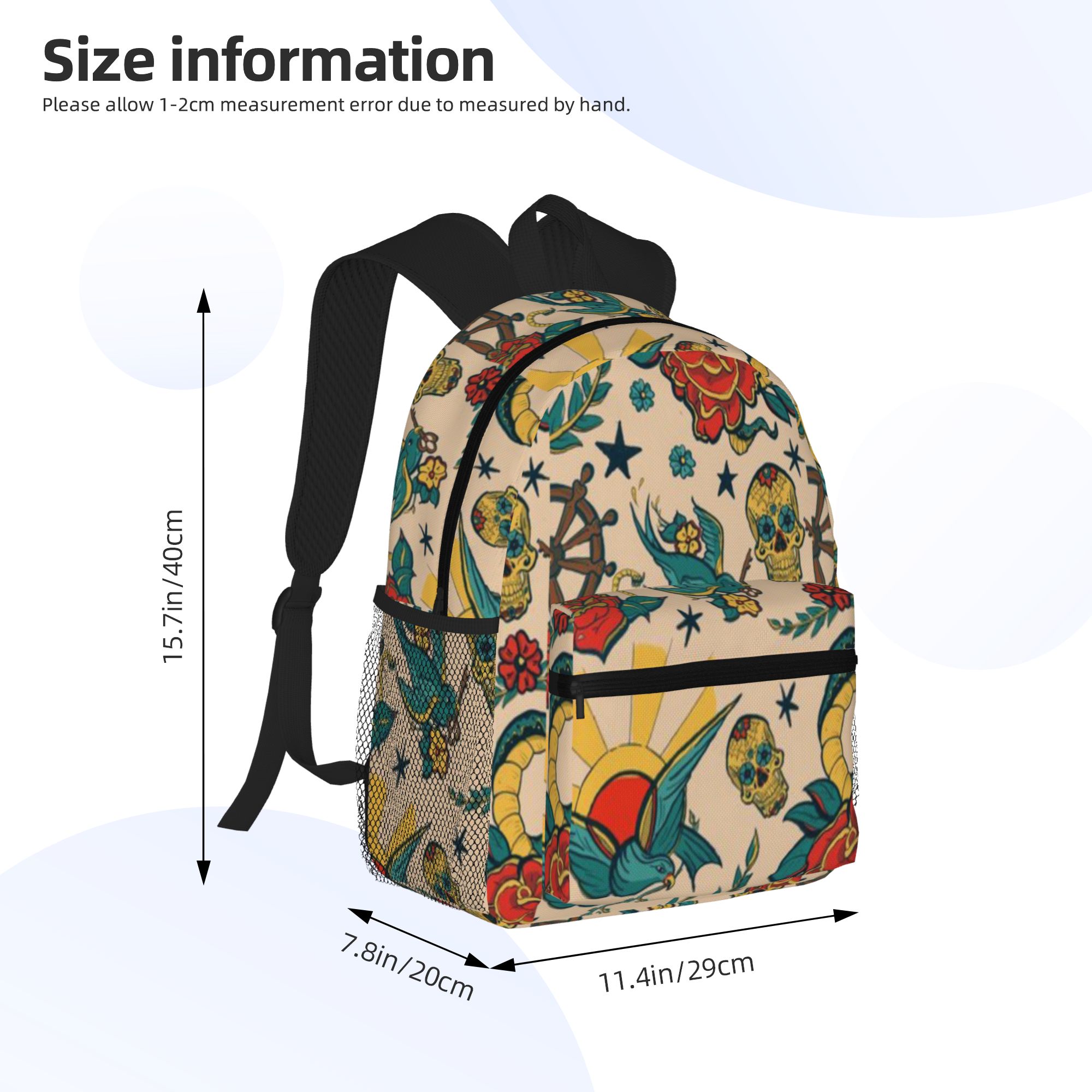Mochila informal con diseño e  - Interior Design Illustrated reseña y precio